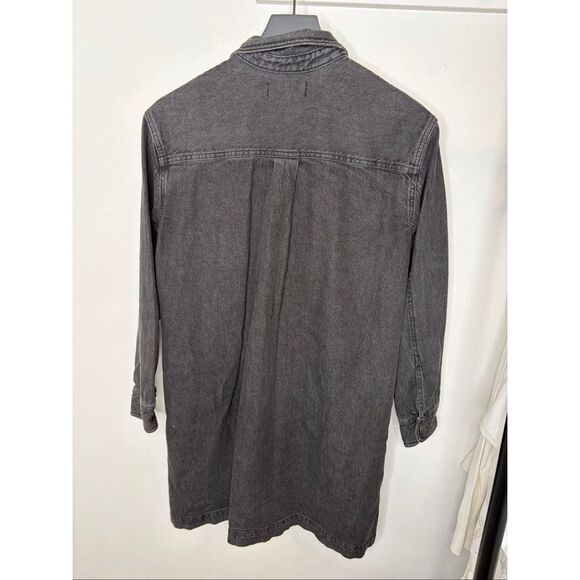 Madewell Denim Button Down Dress - Picture 3 of 5